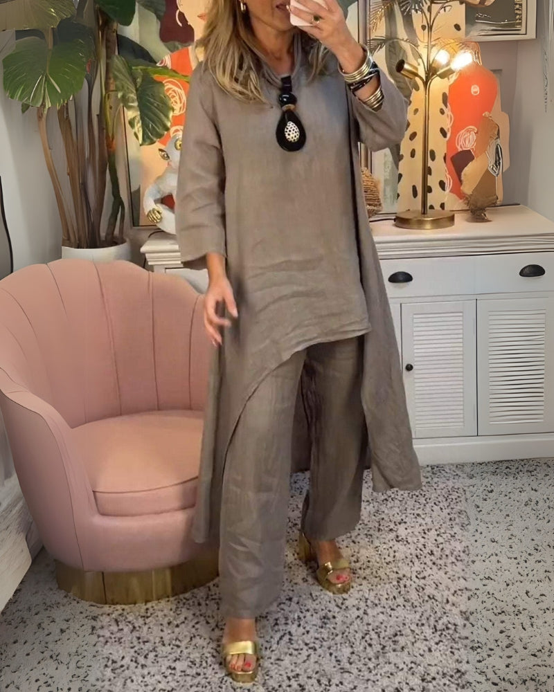 Elyra™ | Cotton Two-Piece Set