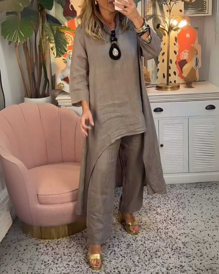 Elyra™ | Cotton Two-Piece Set