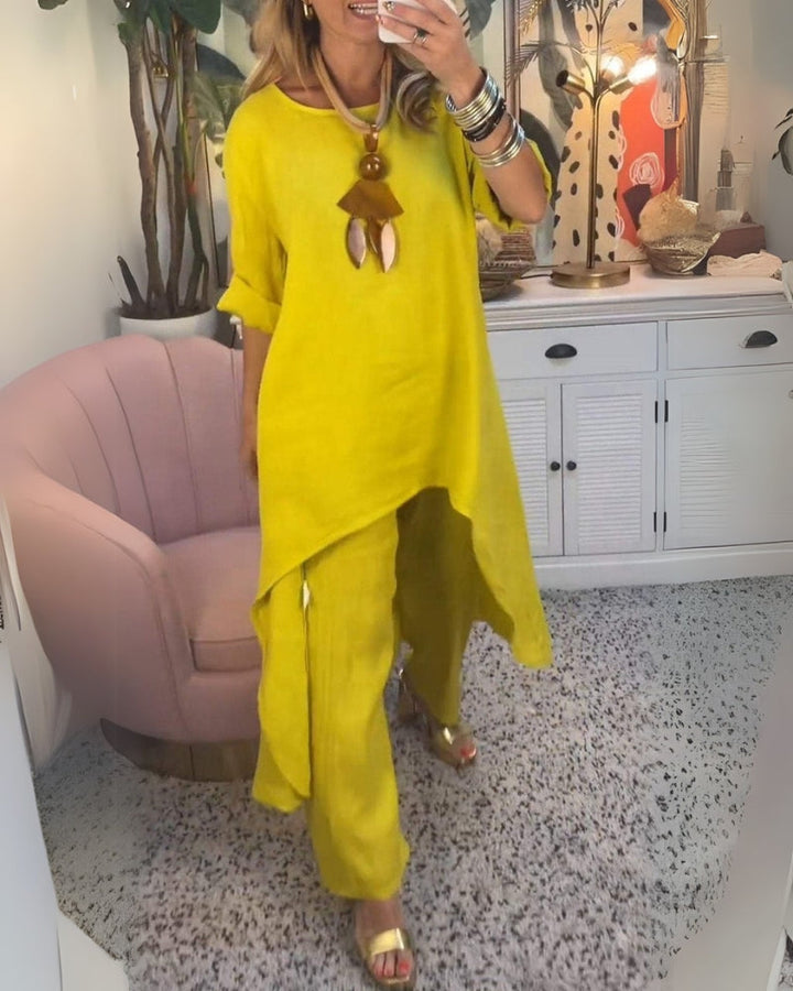 Elyra™ | Cotton Two-Piece Set