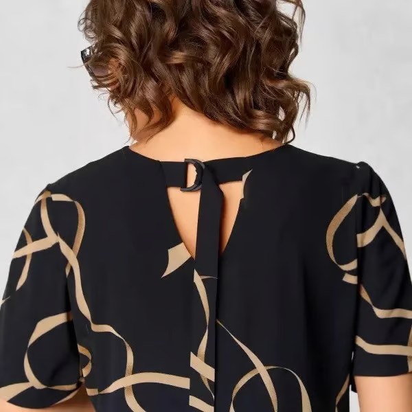 Linda™ | Elegant V-Neck Dress