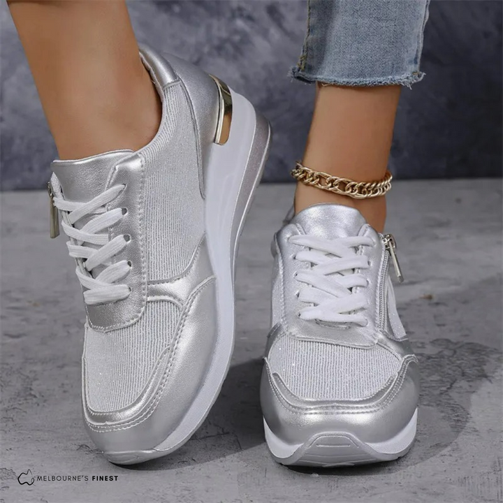 Ezra™ | Chic Sparkle Sneakers
