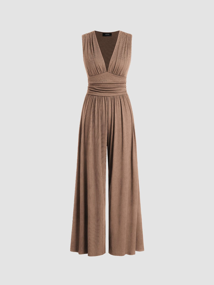 Cynelle™ | Chic Wide-Leg Jumpsuit