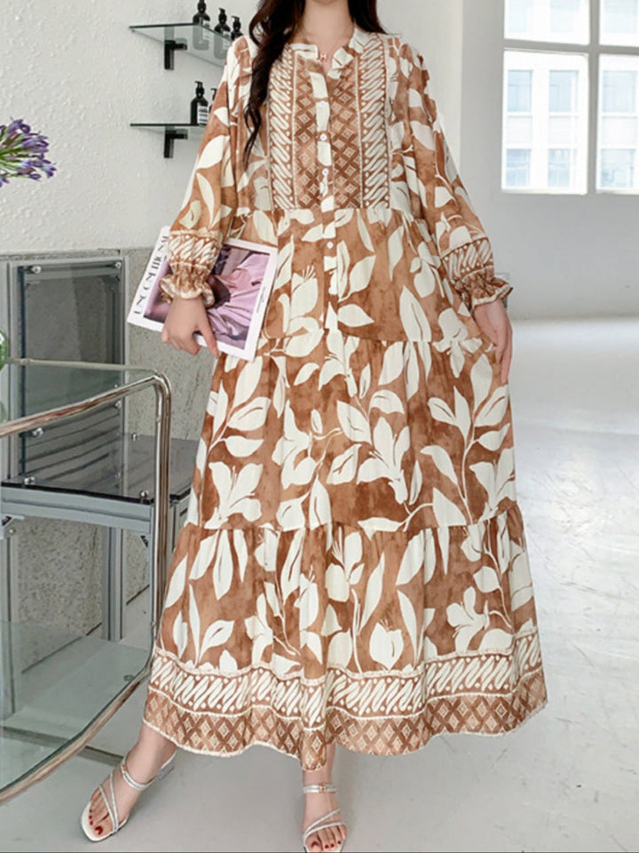 TALVINA™ | Relaxed Lantern Sleeve Dress