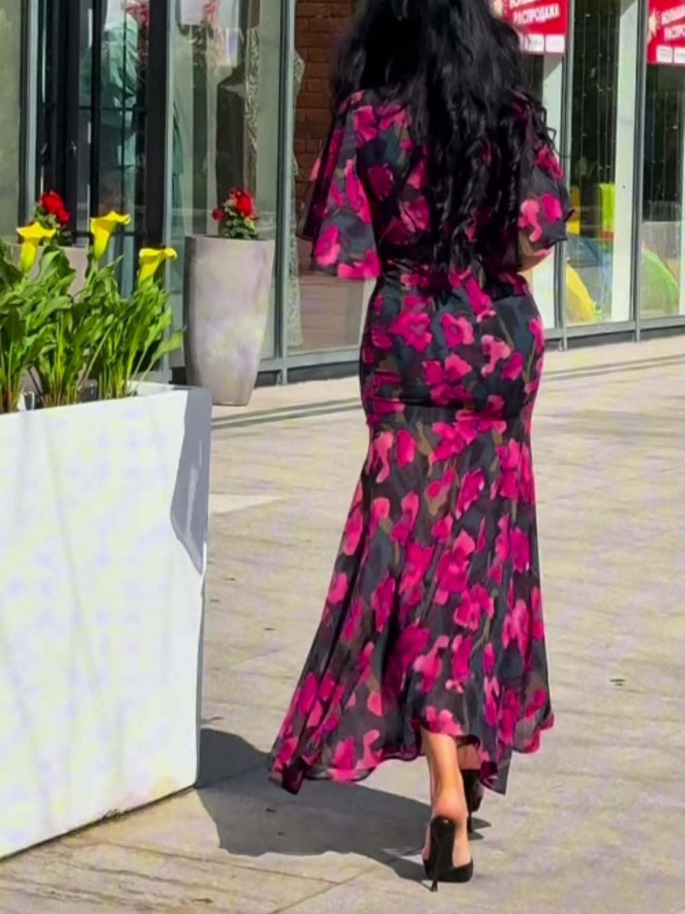 Zinnia™ | V-Neck Printed Dress