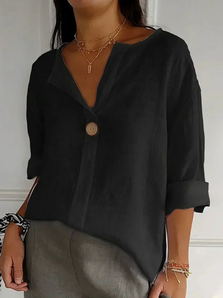 Gwen™| Casual V-Neck Blouse