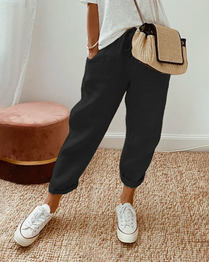 Zuleika™ | Elegant Cotton Pants