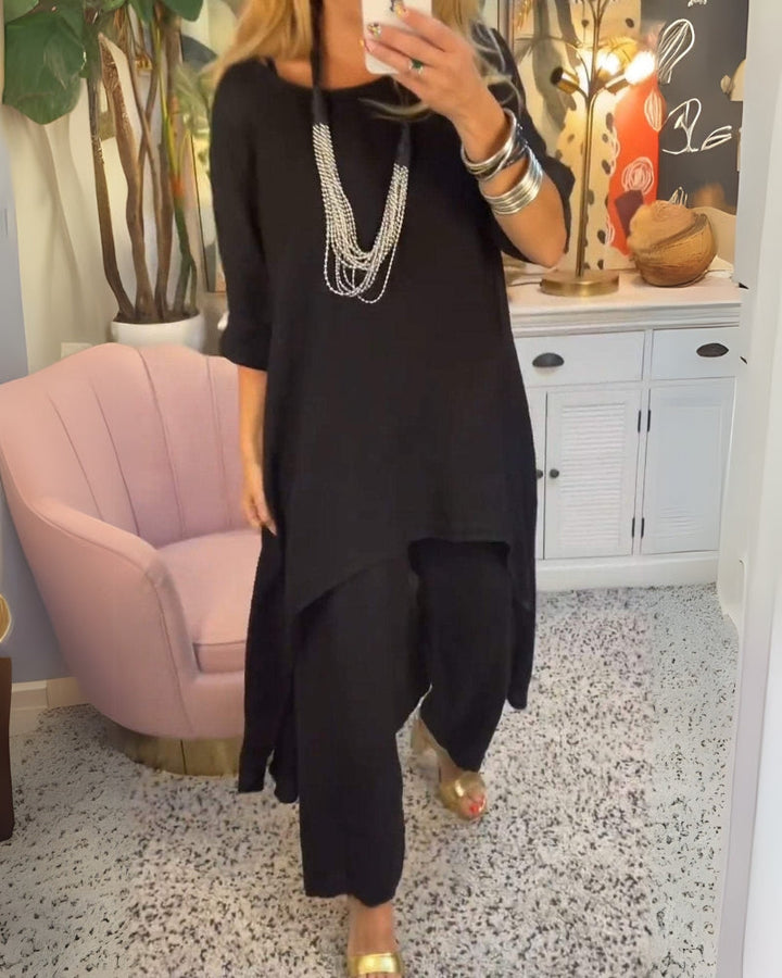 Elyra™ | Cotton Two-Piece Set