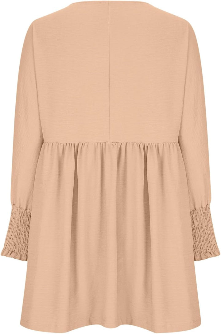 Reniva™ | Ruched Summer Day Dress
