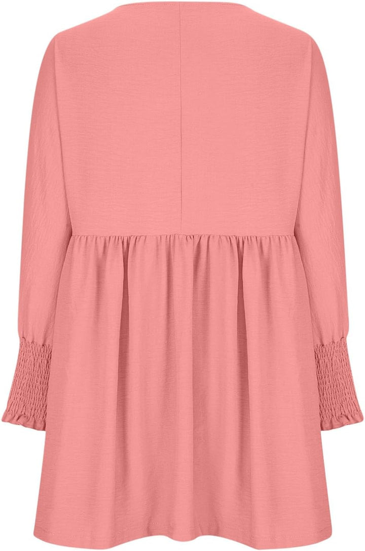 Reniva™ | Ruched Summer Day Dress