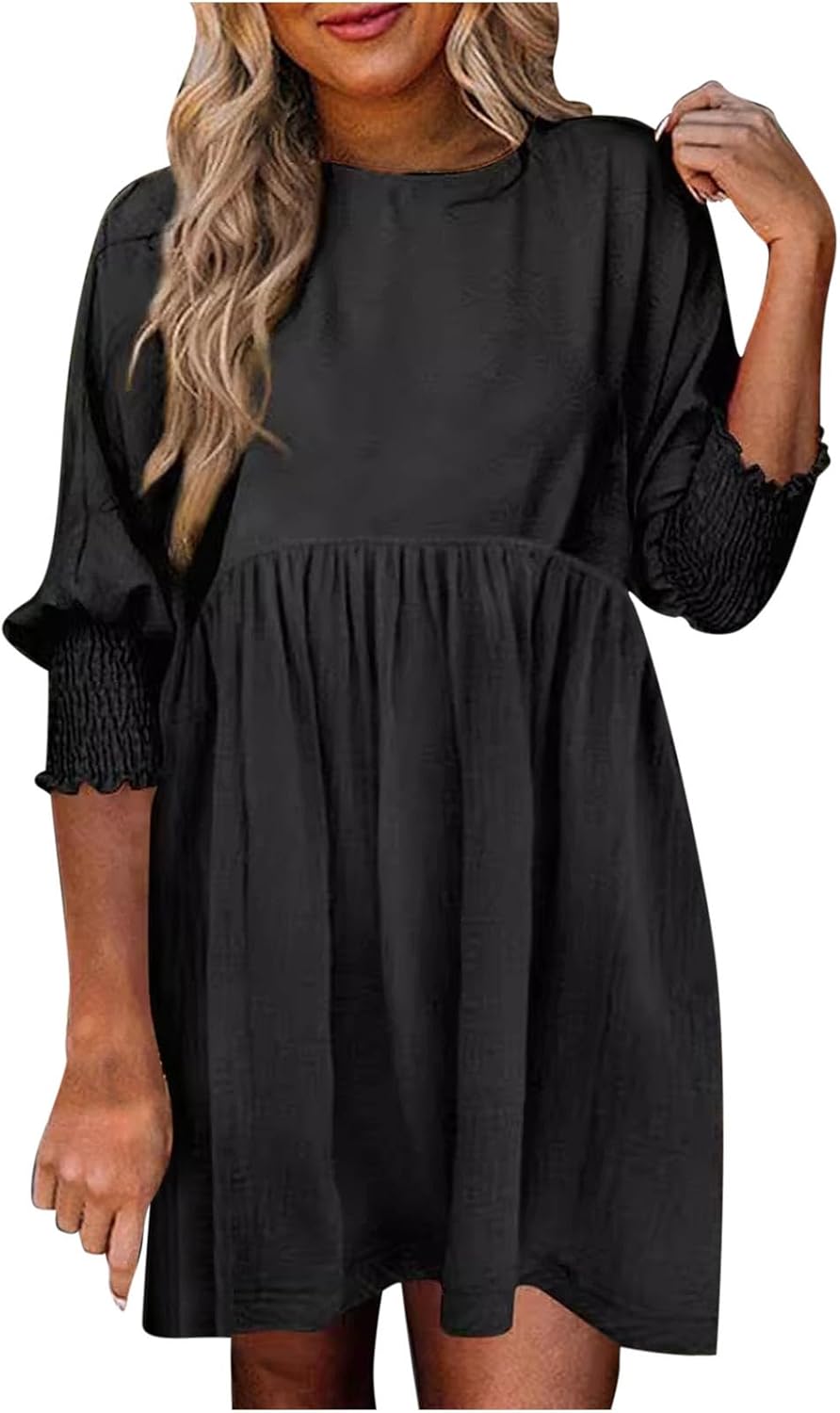 Reniva™ | Ruched Summer Day Dress