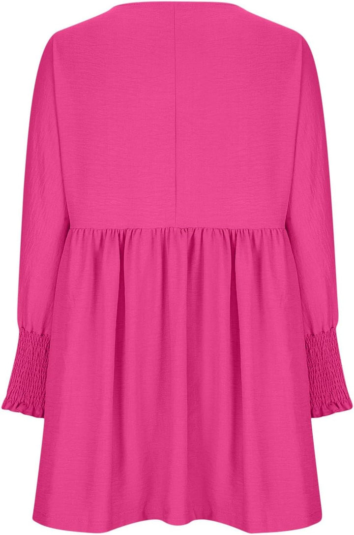 Reniva™ | Ruched Summer Day Dress
