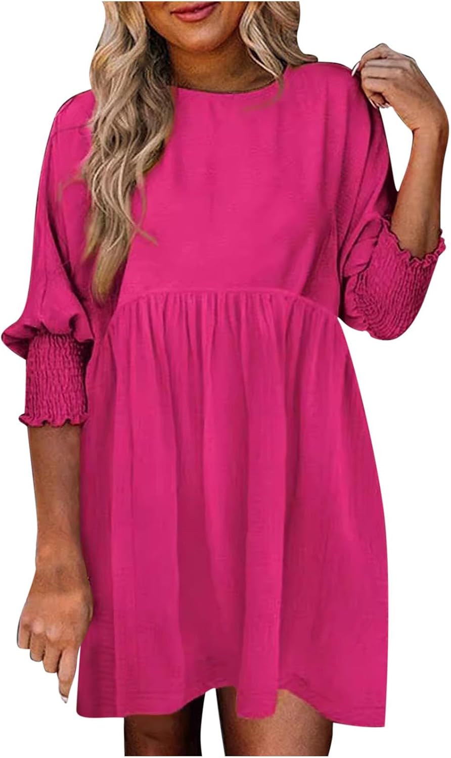 Reniva™ | Ruched Summer Day Dress