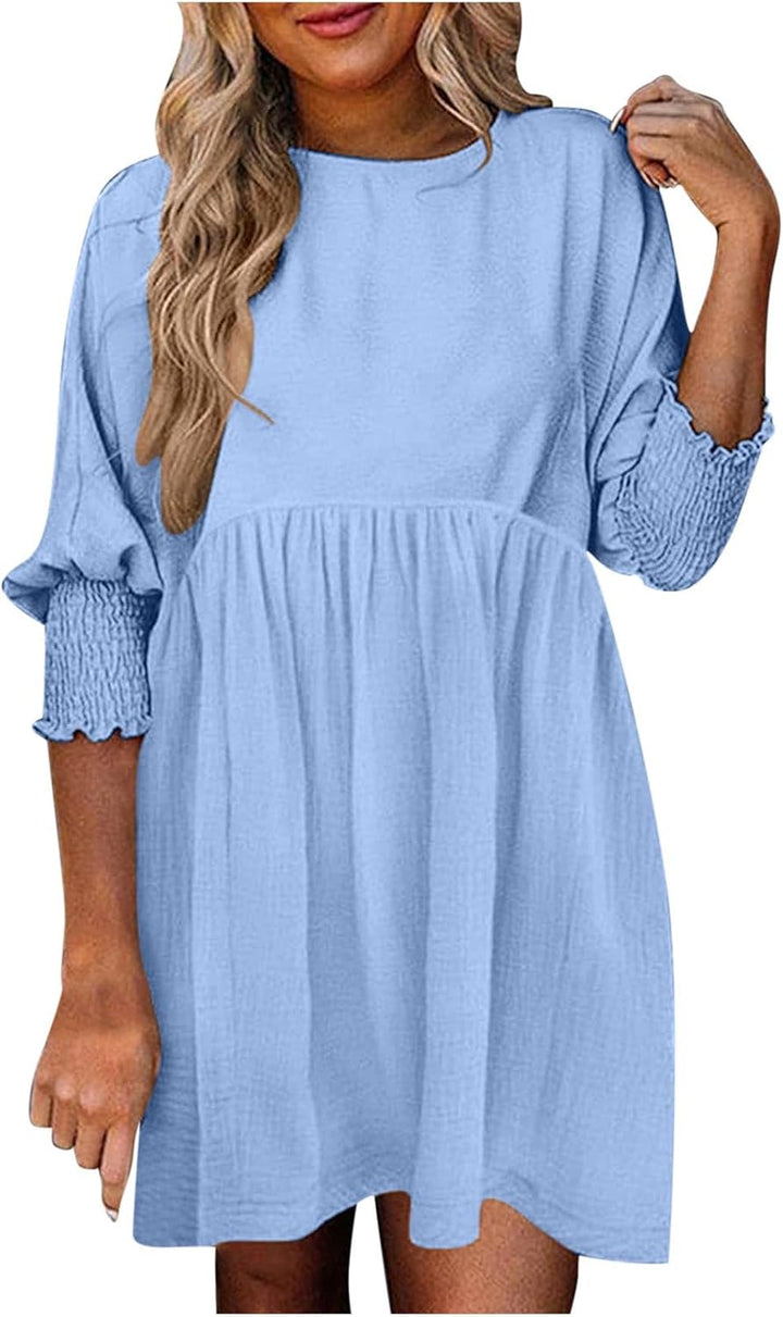 Reniva™ | Ruched Summer Day Dress