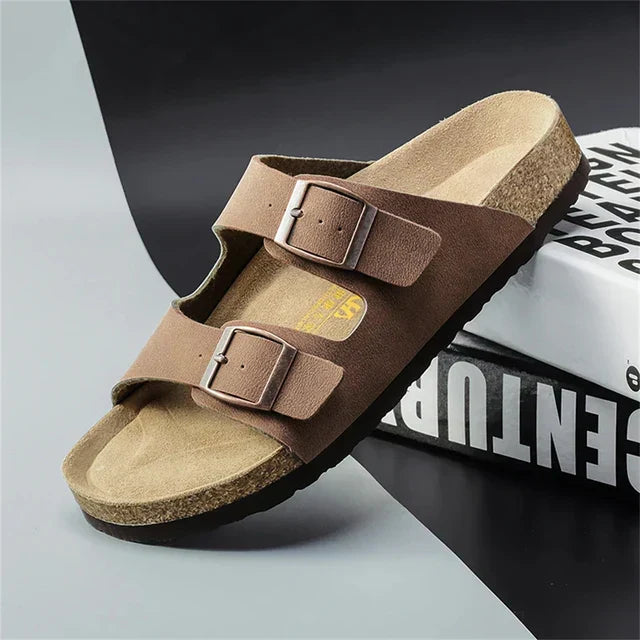 CALVERIS™ | Luxe Casual Leather Sandals