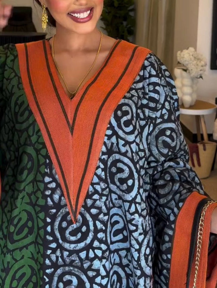 LIVARA™ | Chic Color Panel Dress