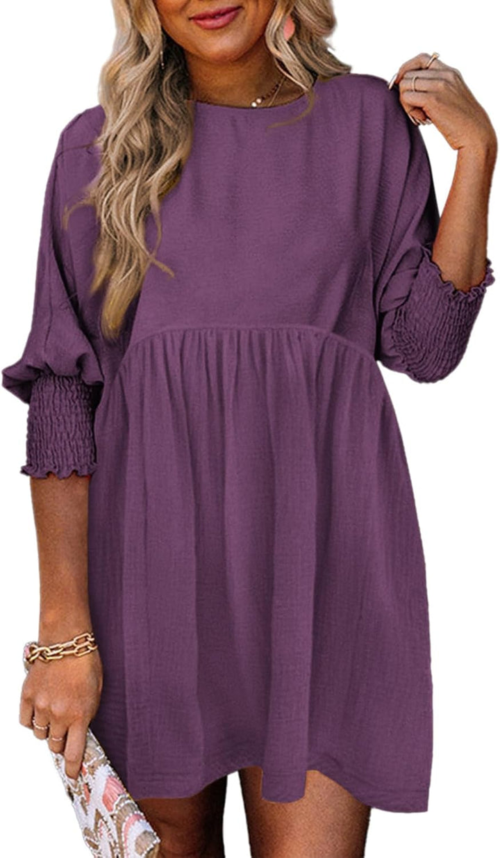 Reniva™ | Ruched Summer Day Dress