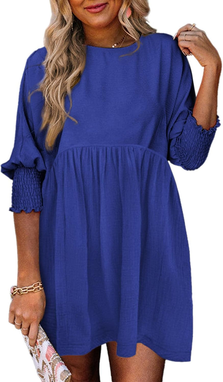 Reniva™ | Ruched Summer Day Dress