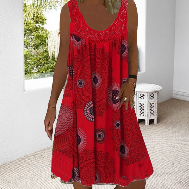 Sarai™ | Summer O-Neck Dress